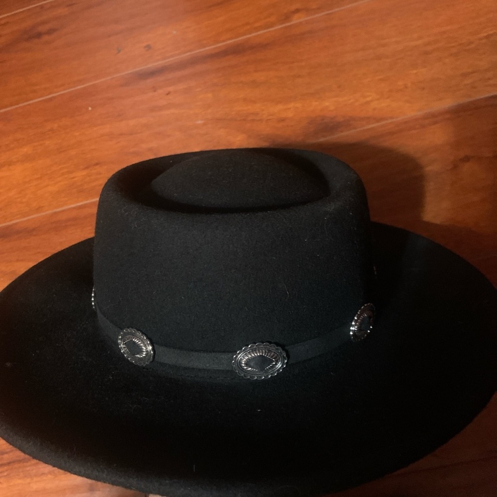 Concho fedora boater hat